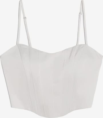 Bershka Top in Beige: voorkant