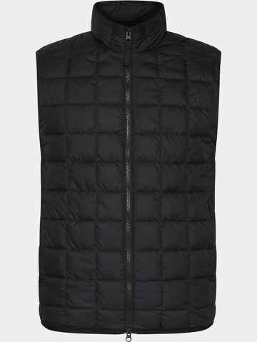 Didriksons Weste 'Samuel' in Schwarz: Vorderseite