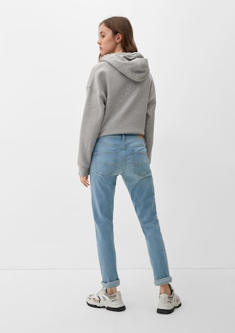 Slimfit Jeans 'Catie' de la QS pe albastru