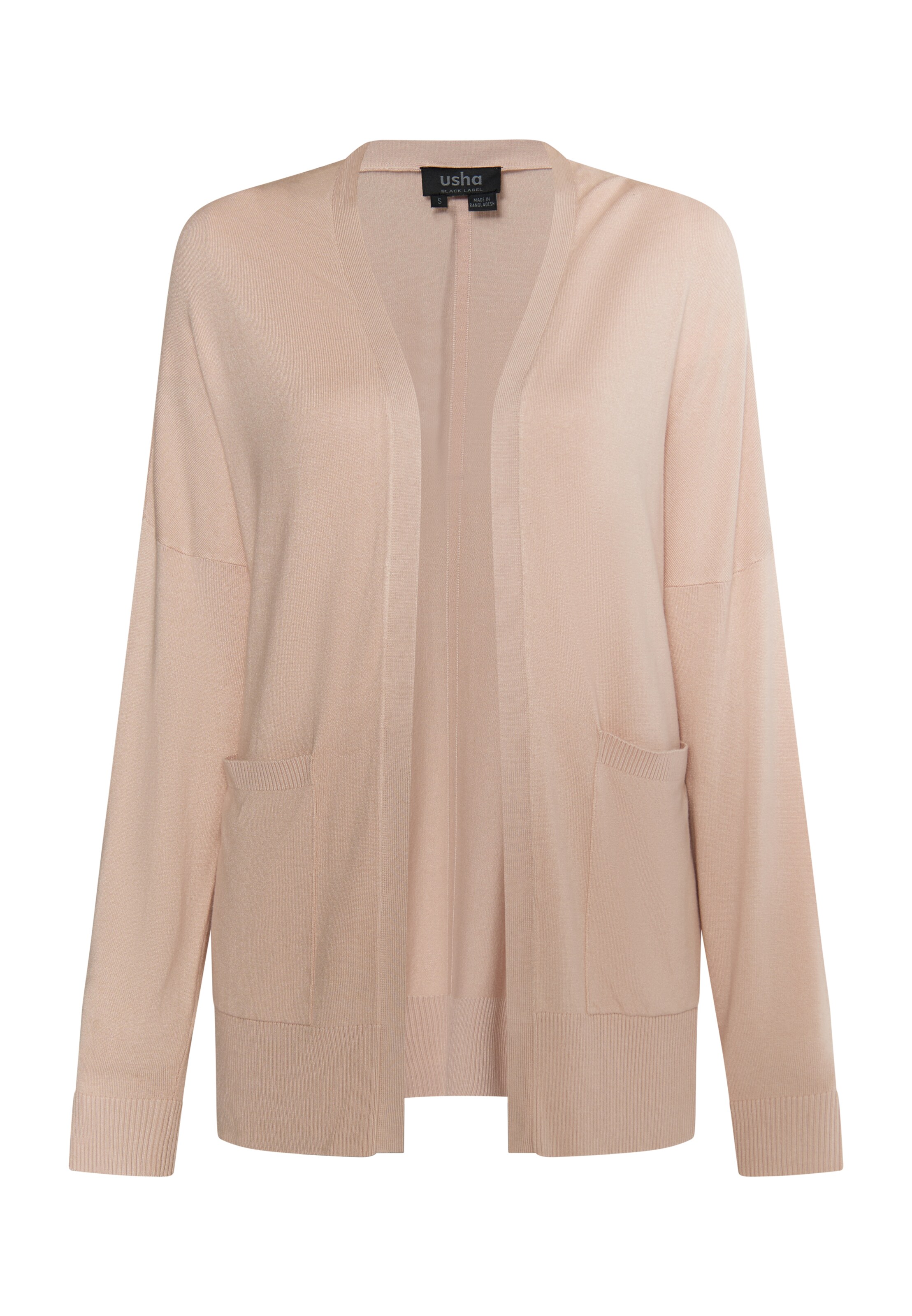 usha BLACK LABEL Strickjacke 'Nowles' in Pink: Vorderseite