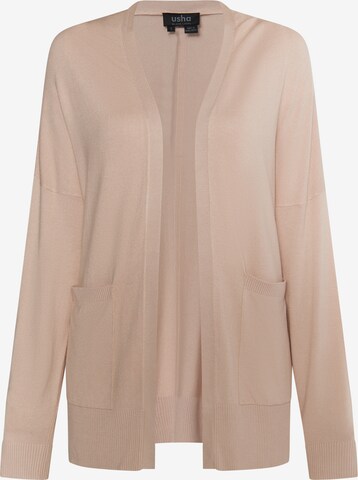 usha BLACK LABEL Knit Cardigan 'Nowles' in Pink: front