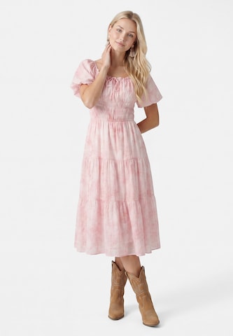 IZIA Jurk in Roze: voorkant