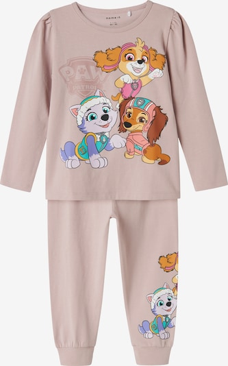 86-92 dydžio Miego kostiumas 'NMFADAS PAWPATROL' iš NAME IT, spalva – ruda / alyvinė spalva / rausvai violetinė spalva / balta, Prekių apžvalga