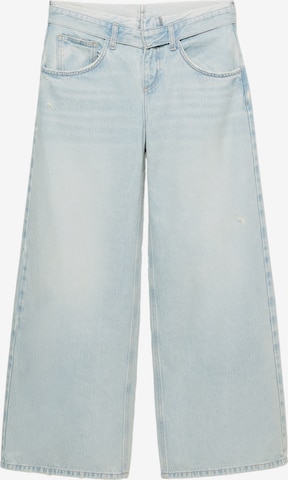 Pull&Bear Baggy Farkut värissä sininen: etupuoli