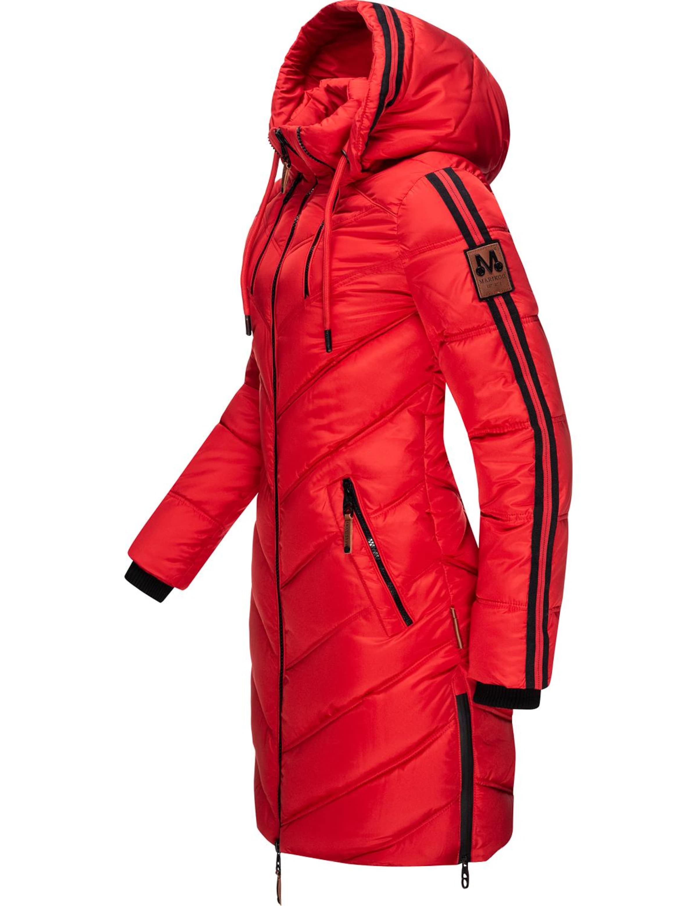 MARIKOO Wintermantel 'Armasa' in Rot