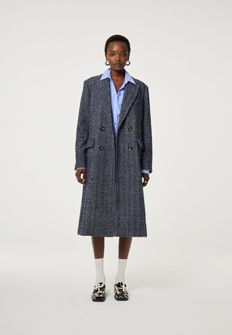 Fabienne Chapot Between-Seasons Coat in Blue: front
