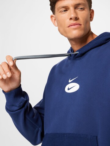 Nike Sportswear Sweatshirt 'Swoosh League' in Blau