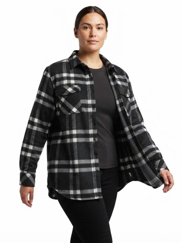 Chemisier 'Comfy Heavyweight Flannel Shirt' Radwa en noir