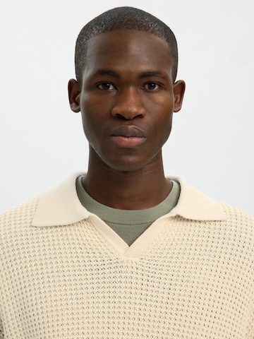 Pulover 'SLHDERECK' de la SELECTED pe bej