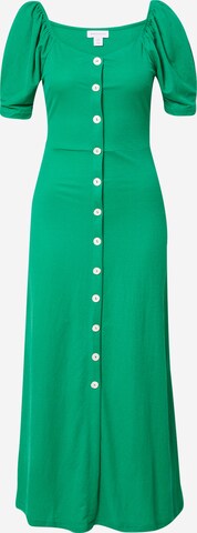 Robe-chemise Warehouse en vert : devant