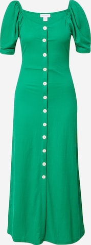 Robe-chemise Warehouse en vert : devant