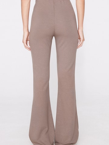 Tezenis Flared Pants in Brown