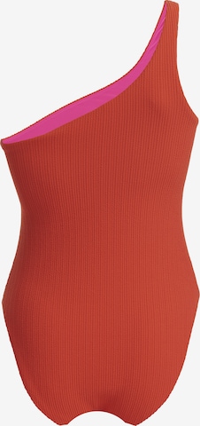 Wolford Bralette Swimsuit ' High Leg One Piece ' in Red