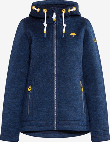 Schmuddelwedda Fleece jacket in Blue: front