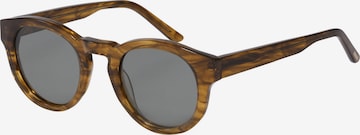 Lunettes de soleil 'JANICA' Pilgrim en marron : devant