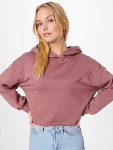 ABOUT YOU - Sweatshirt 'Ellen' em castanho: frente