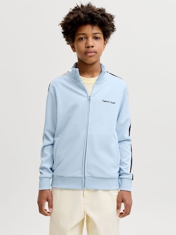 Jack & Jones Junior Sweatjakke 'JORCotedazur' i blå: forside
