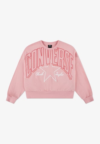 CONVERSE Sweatshirt in Pink: front