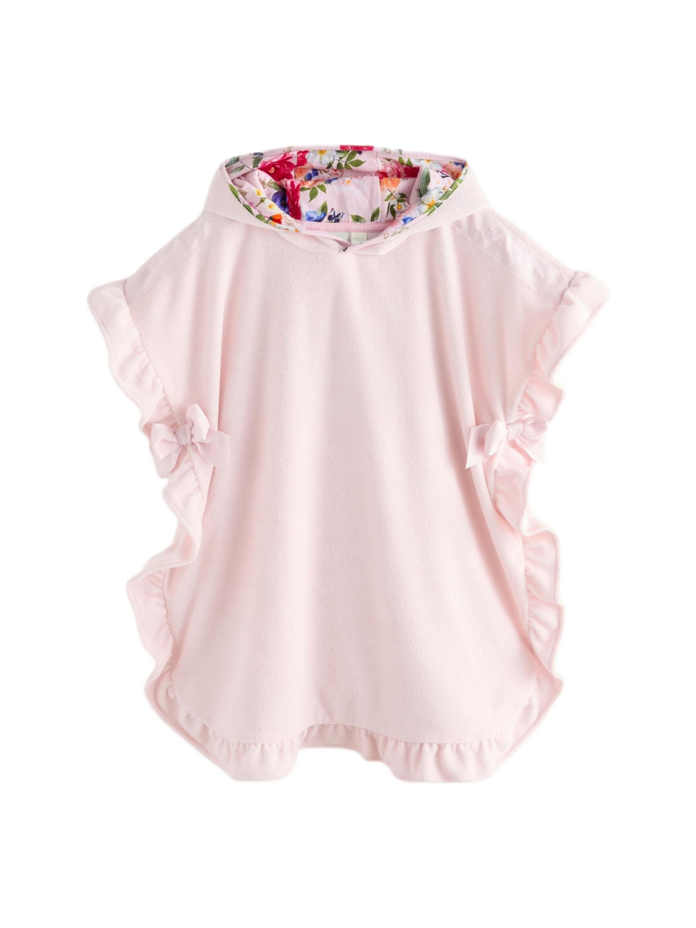 Baker by Ted Baker Банный халат в Ярко-розовый: спереди