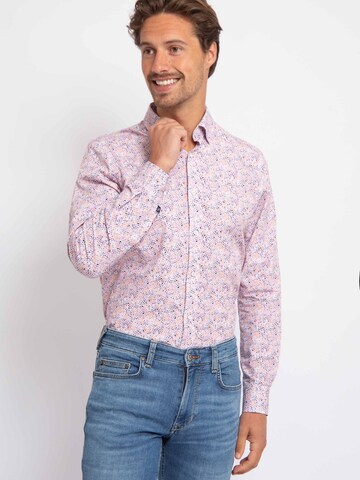 Suitable Slim fit Button Up Shirt in Pink