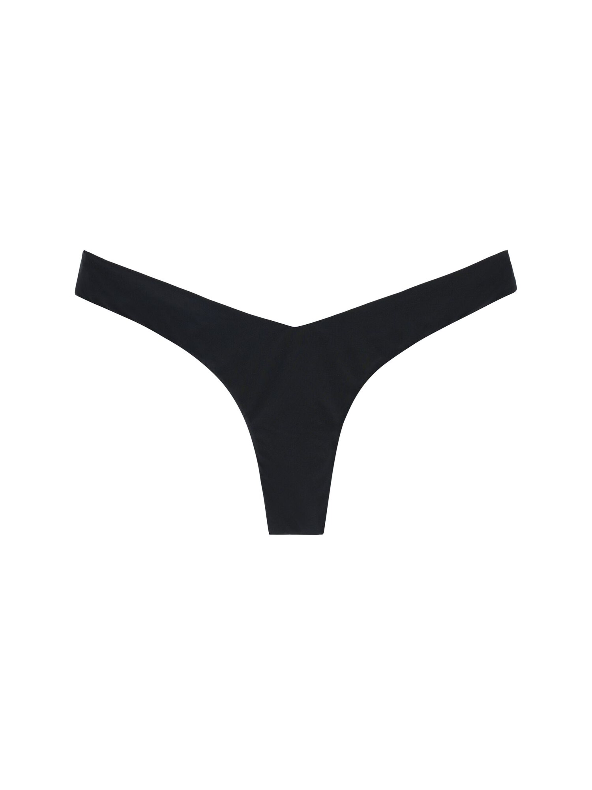 Tezenis Bikini Bottoms in Black: front