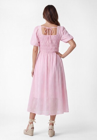 Robe Usha en rose