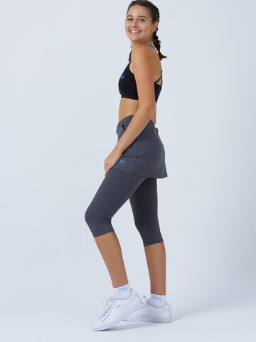 SPORTKIND Sportrok '2-in-1 Tennis Skirt with Leggings' in Grijs