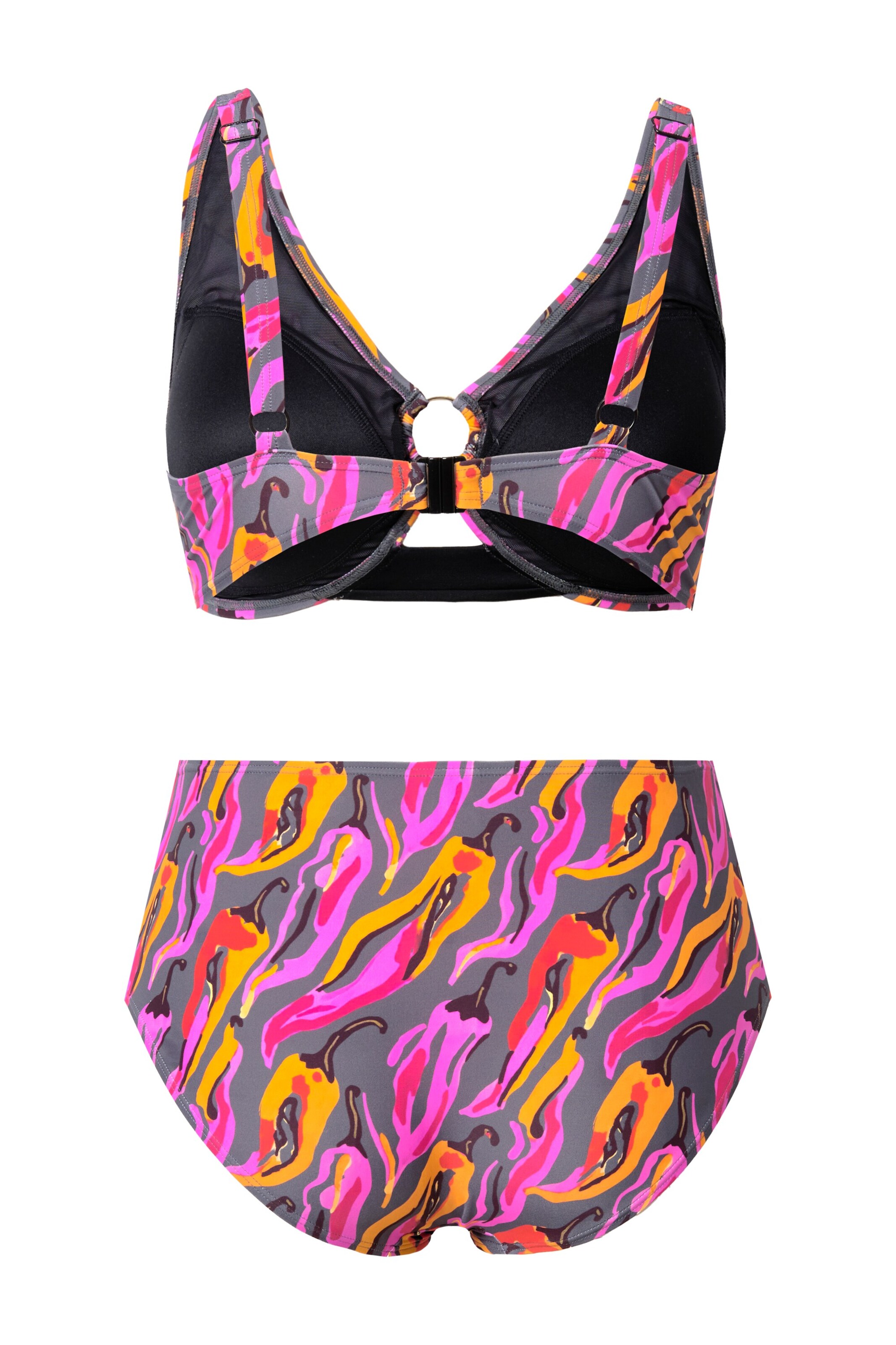 Ulla Popken Minimizer Bikini in Roze