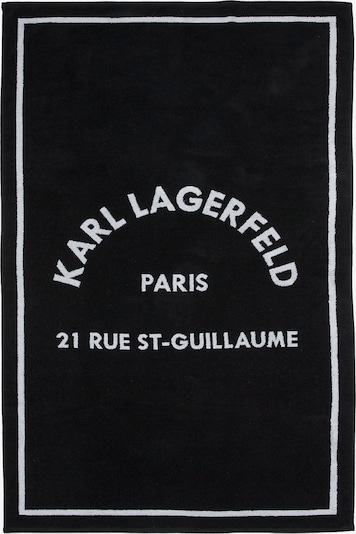 Karl Lagerfeld Strandtuch in schwarz / weiß, Produktansicht