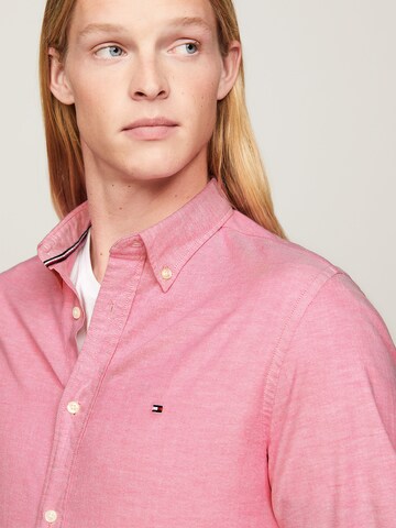 Coupe regular Chemise 'Oxford ' TOMMY HILFIGER en rose