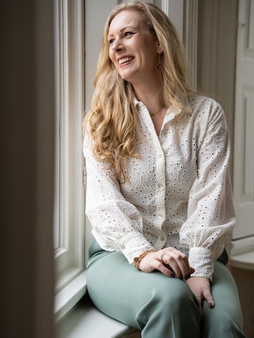 LynnSophie Bluse 'Feline' in Beige
