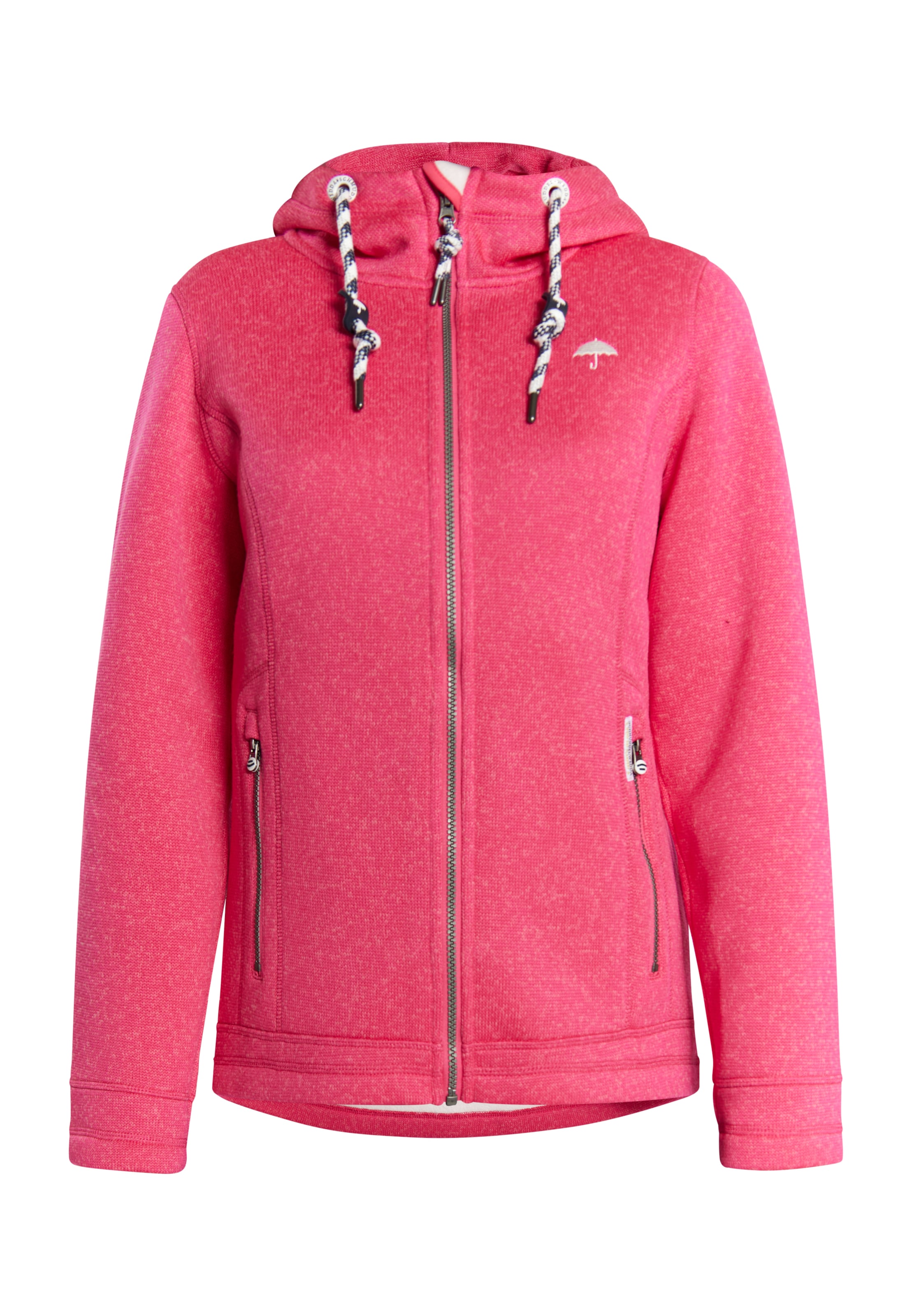 Teddyjacke Pink Damen Fleece Jacket GefÃ¼tterte Teddyjacke