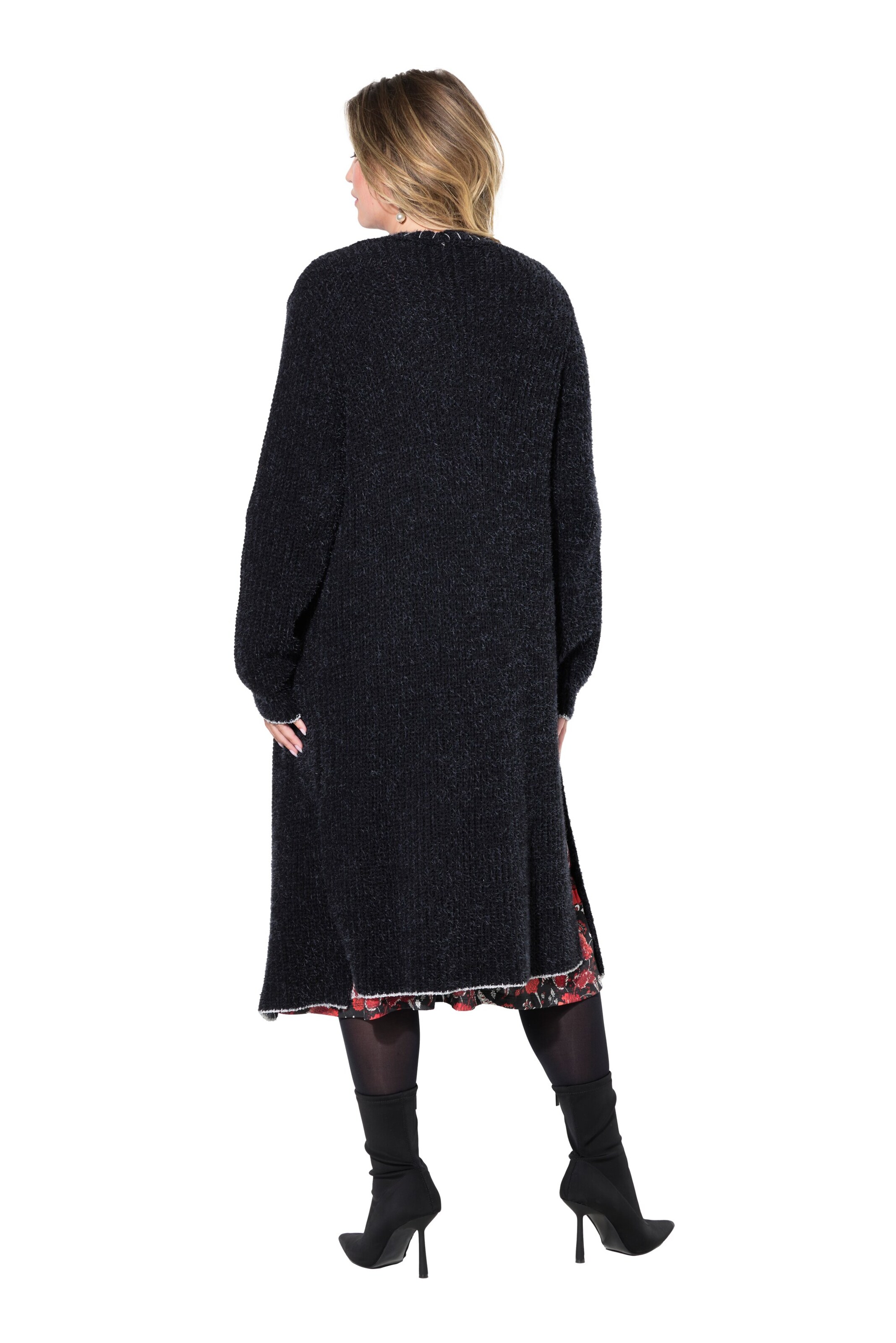 MIAMODA Strickjacke in Schwarz