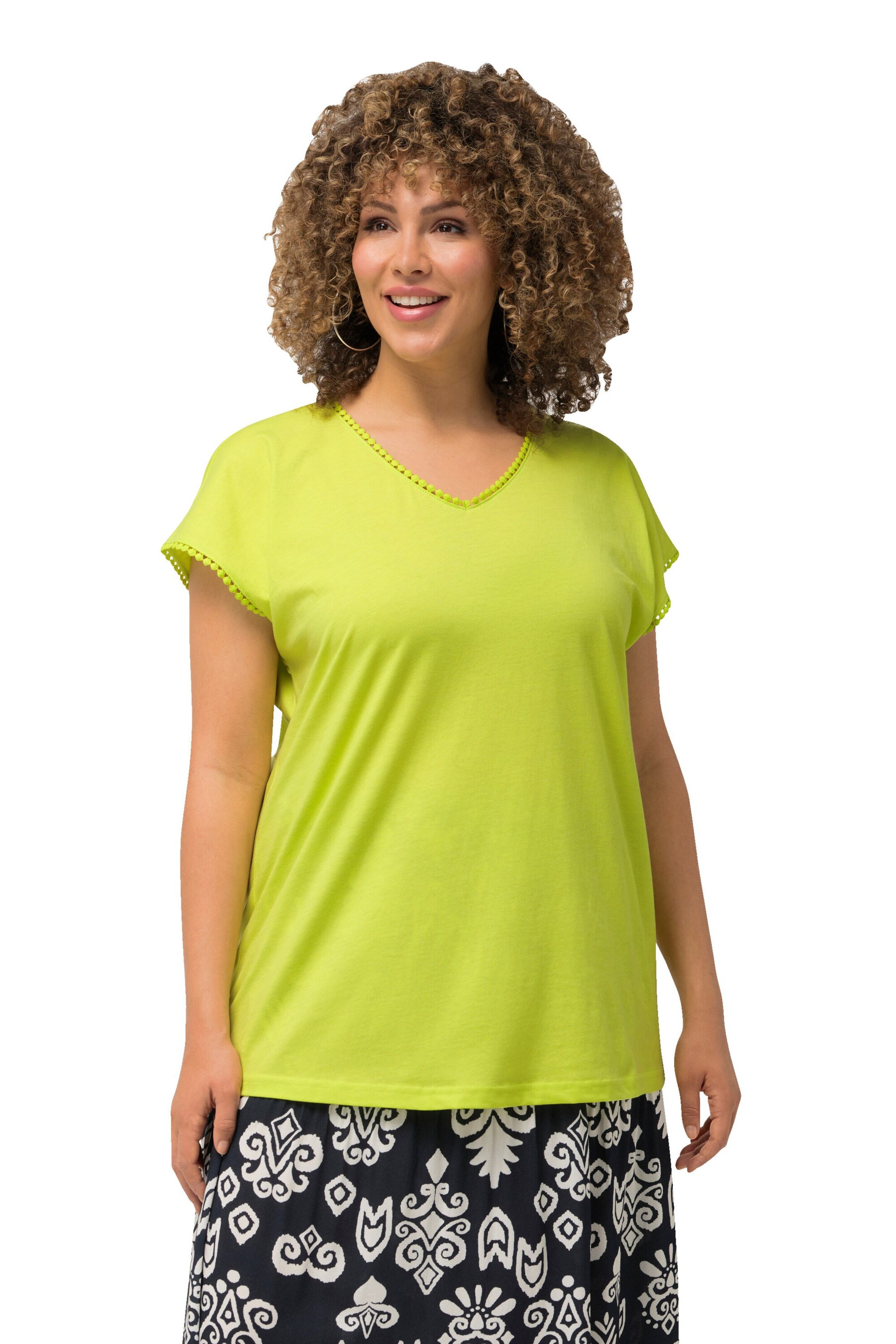 Ulla Popken Shirt in Green: front