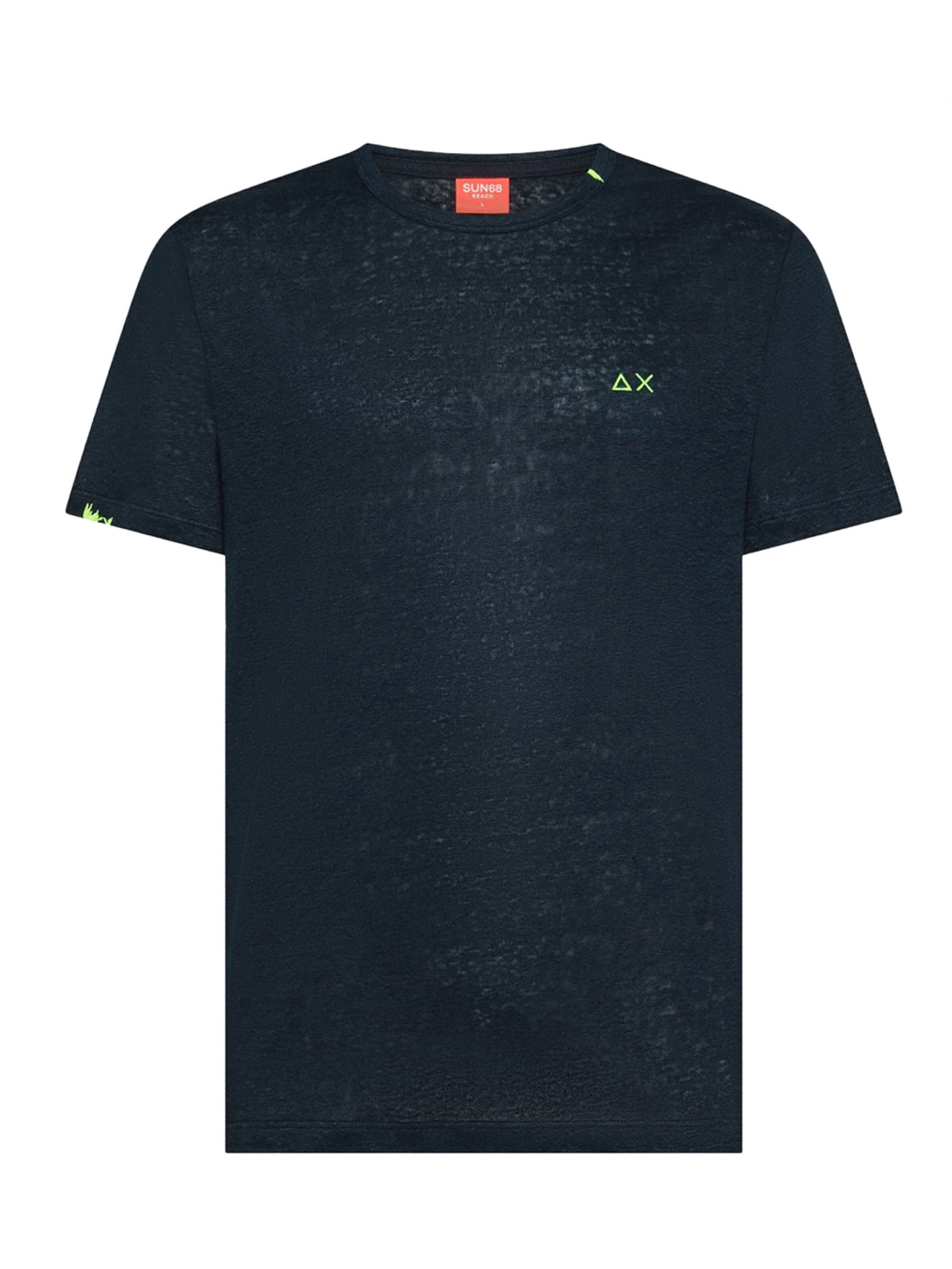 SUN68 Shirt 'T-shirt Uomo Navy' in Blue: front