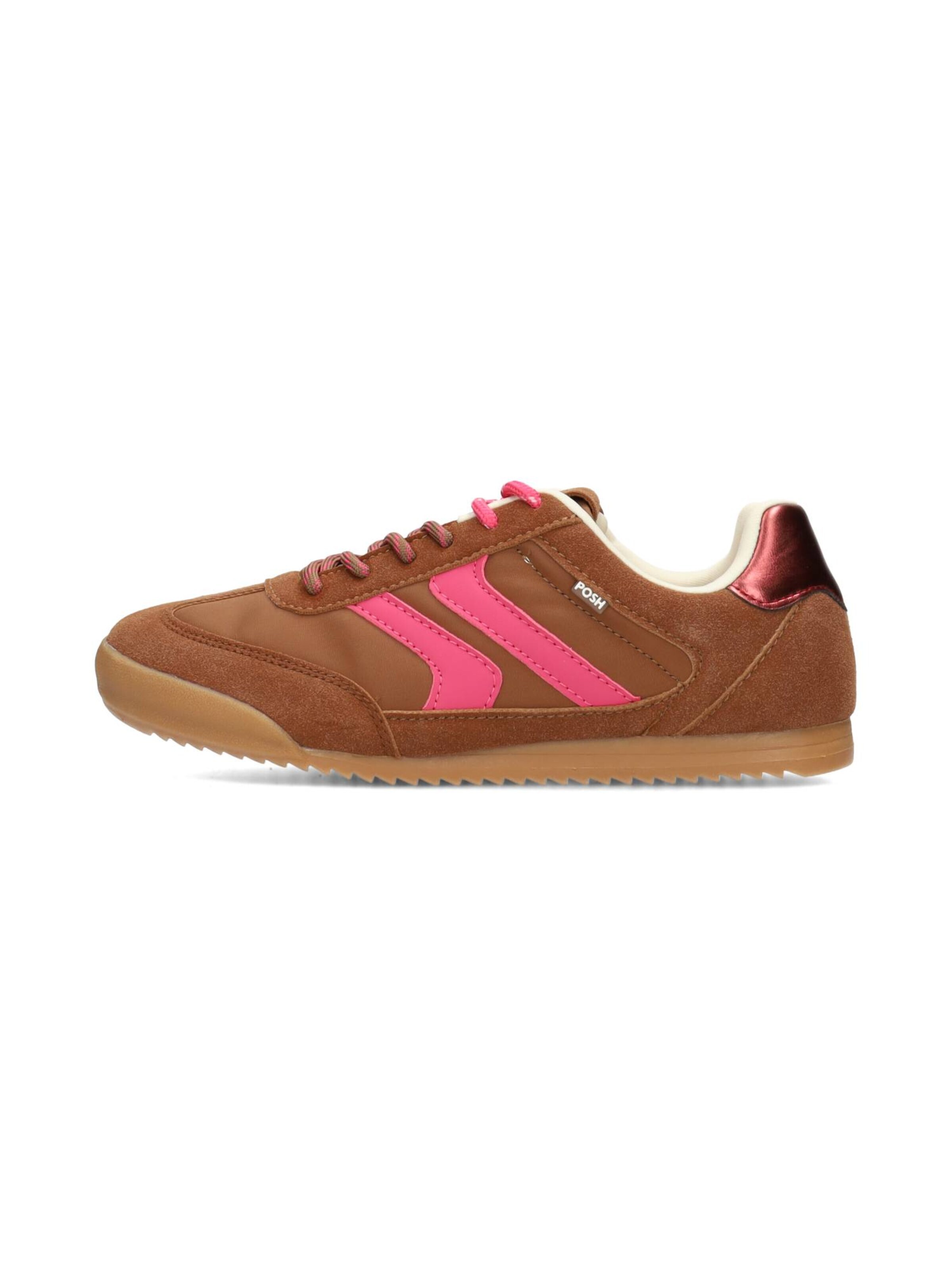 POSH by Poelman Sneakers laag in Bruin: voorkant