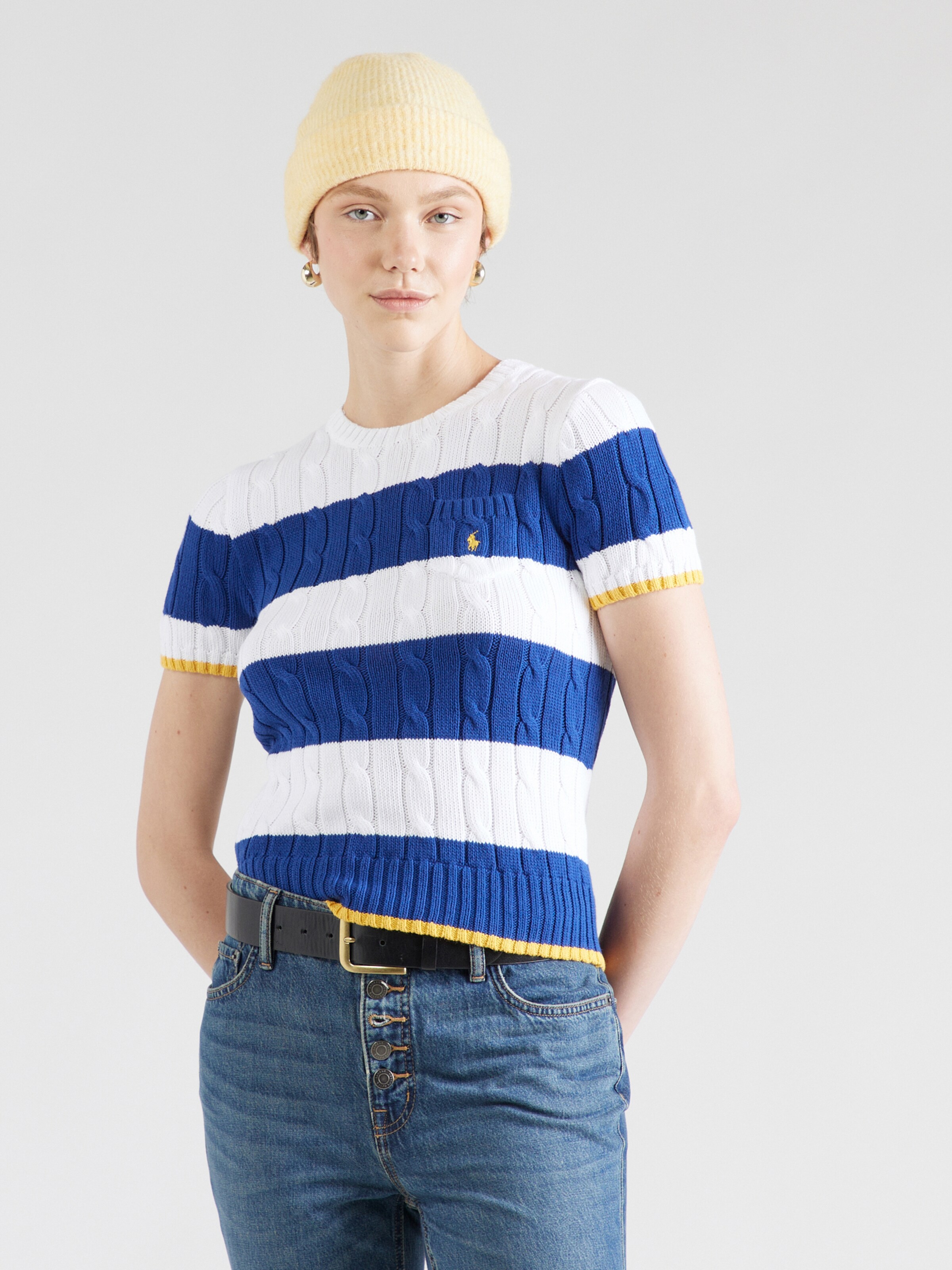 Polo Ralph Lauren Sweater in Gentian White ABOUT YOU