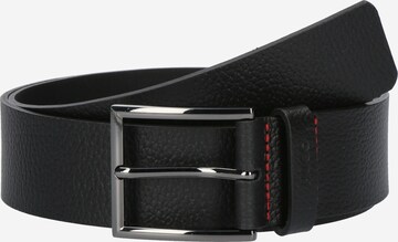 HUGO Belt 'Giaspo' in Black: front
