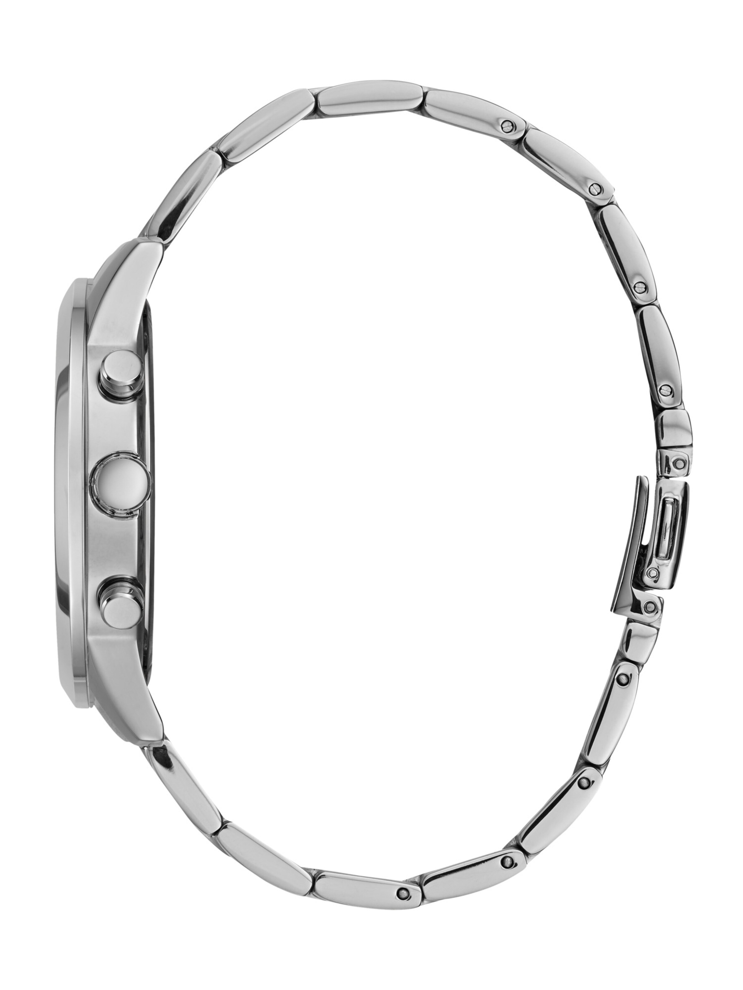 Orologio analogico 'Solar' di GUESS in argento