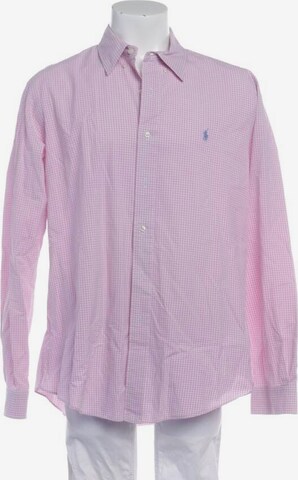 Polo Ralph Lauren Freizeithemd / Shirt / Polohemd langarm XL in Pink: predná strana