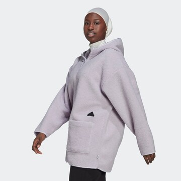 ADIDAS SPORTSWEAR Sportsweatjacke 'Polar Fleece Long ' in Lila