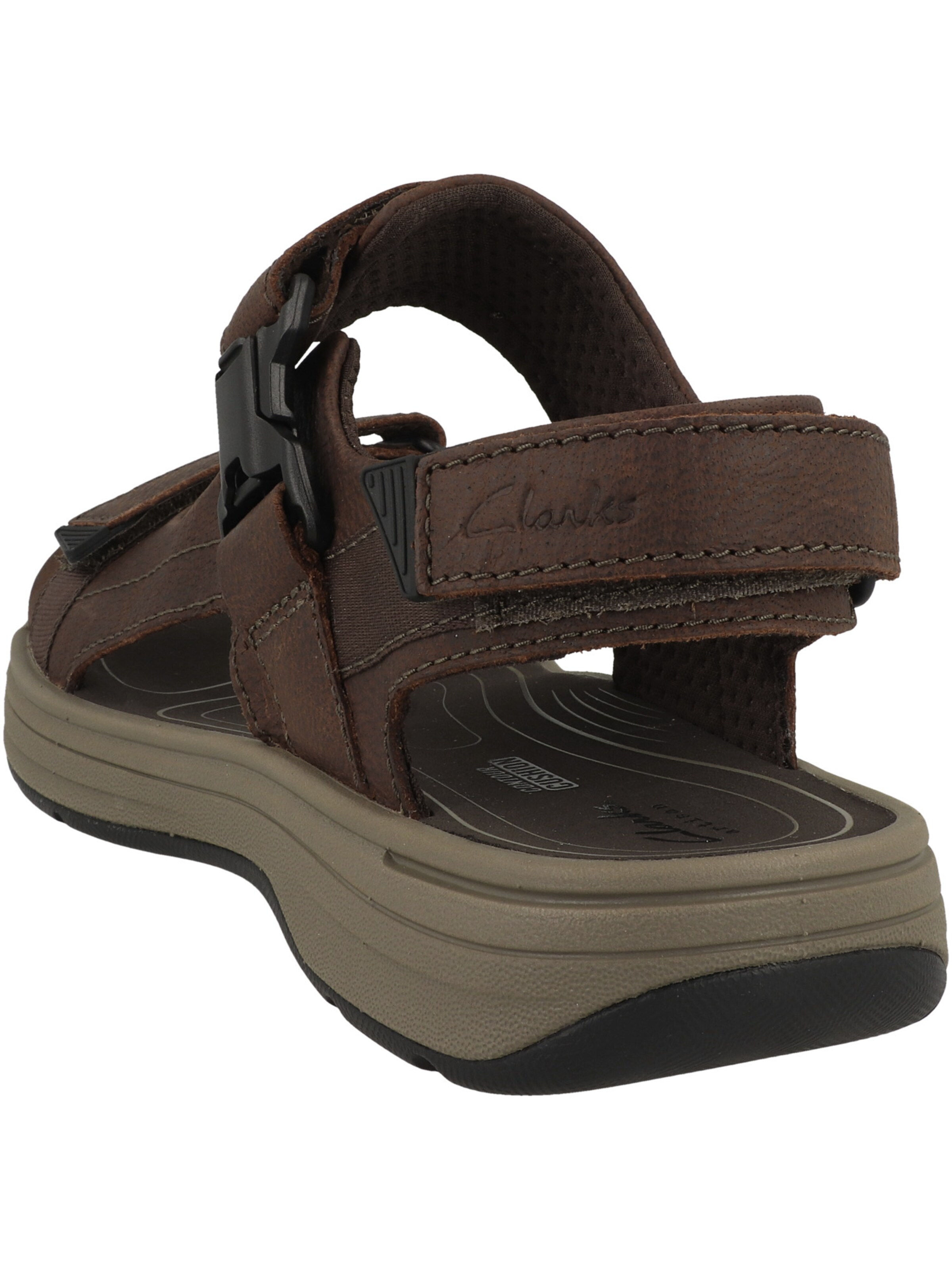 CLARKS Sandale 'Saltway Edge' in Braun