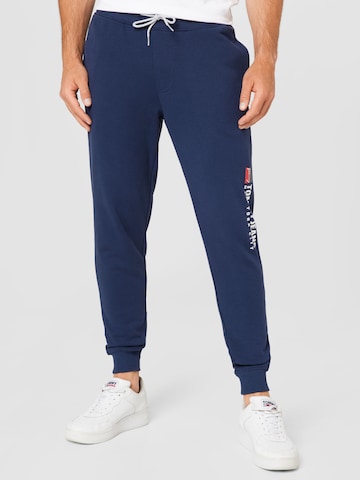 Tommy Jeans Tapered Hose in Blau: predná strana