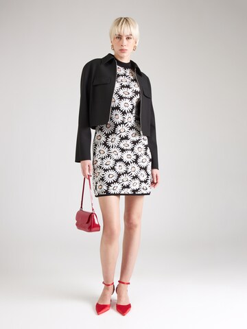 HUGO - Vestido de punto 'Slipiny' en negro