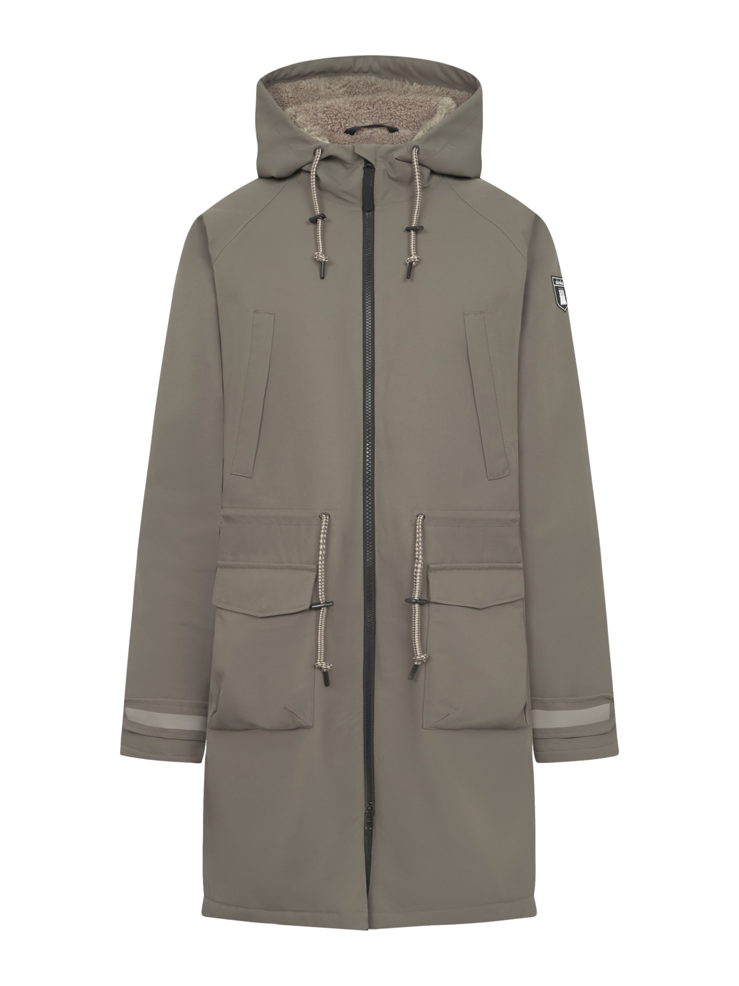 Derbe Funktionsjacke 'Phoebholm Dog' in Braun: Vorderseite