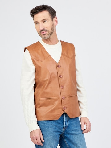 JCC Weste 'Pramo 2' in Braun: Vorderseite