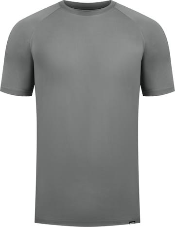 Smilodox T-Shirt Delian Casual Fit in Grau: Vorderseite