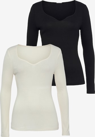 VIVANCE Shirt in Black: front