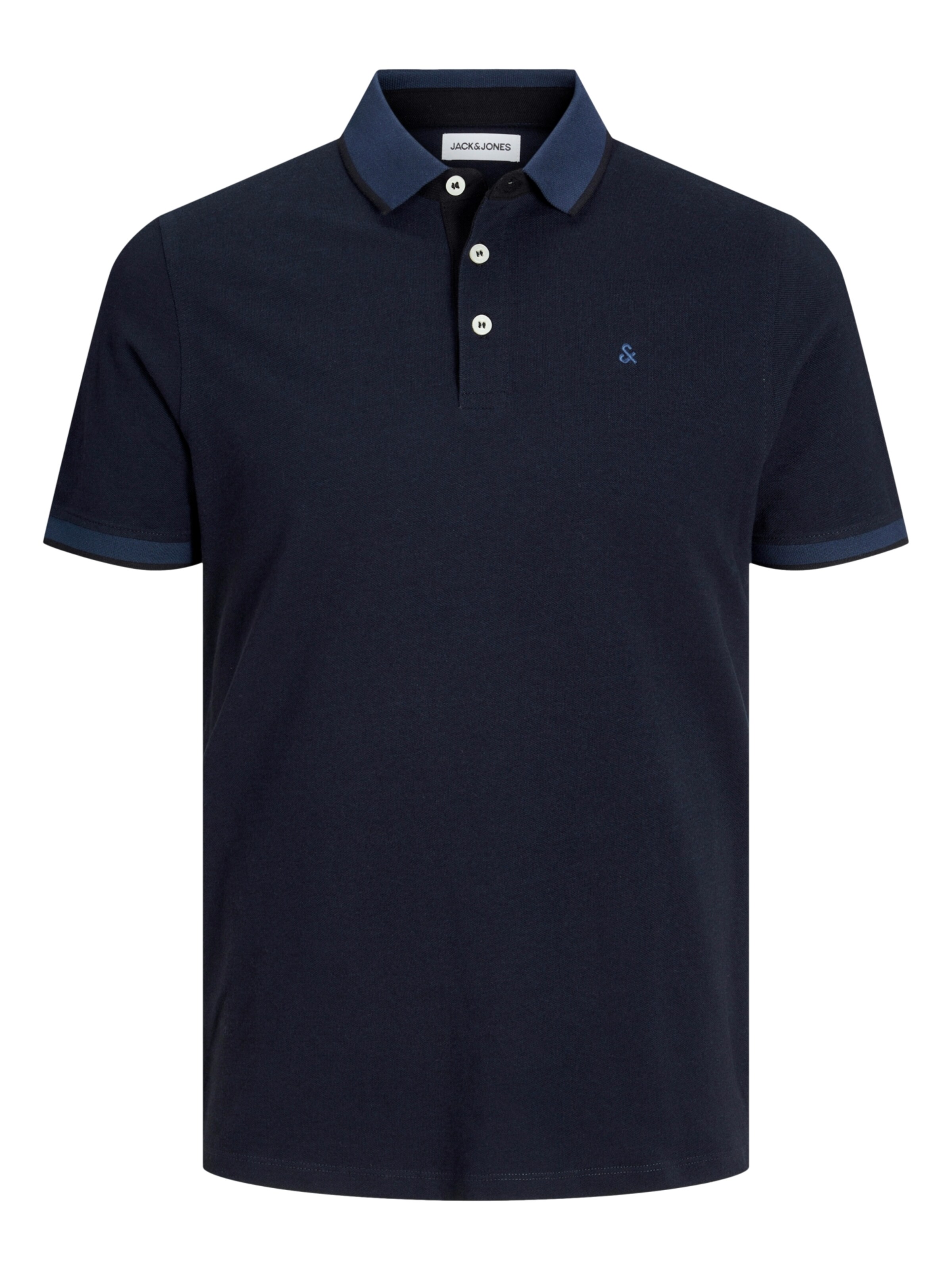 JACK & JONES Poloshirt 'JJEPaulos' in Blau: Vorderseite