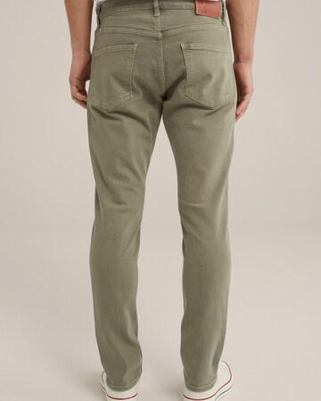 WE Fashion Slimfit Jeans in Groen